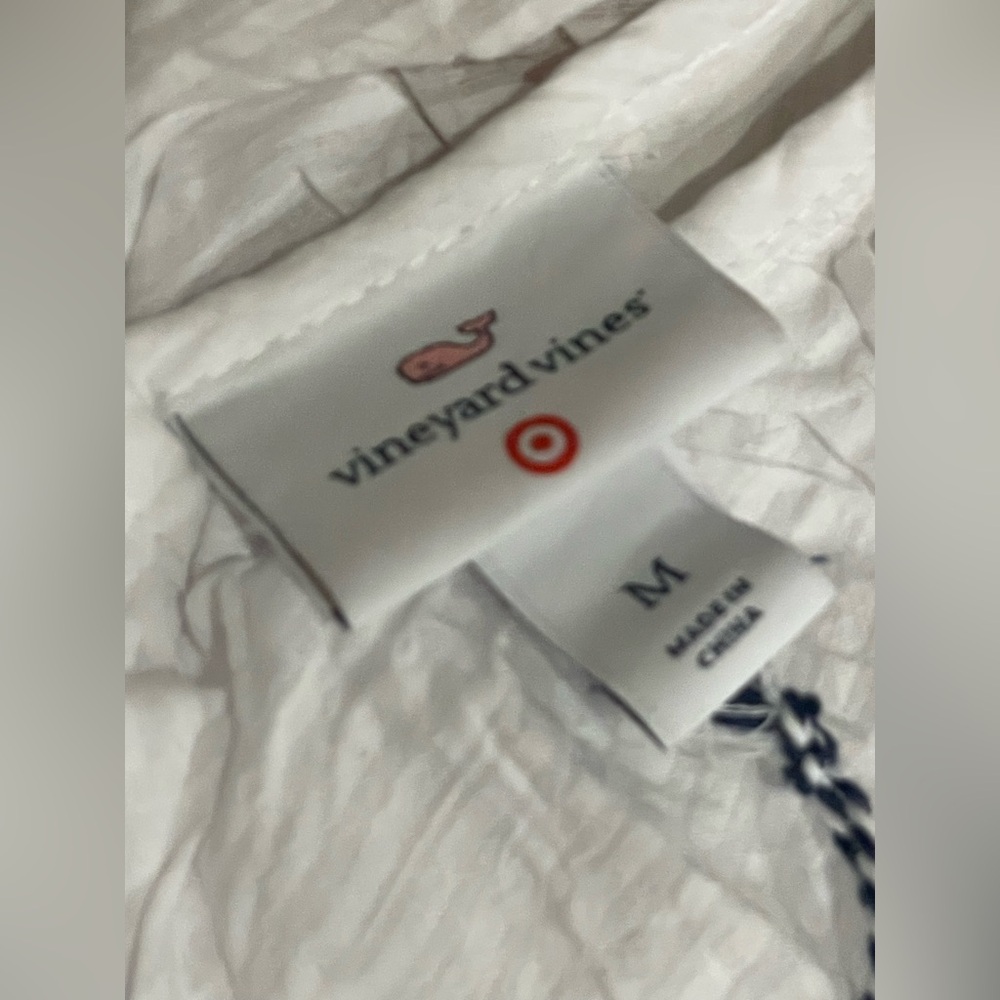 Vineyard Vines for Target Sleeveless White Ruffle Sundress - Medium - NWT - Picture 13 of 15